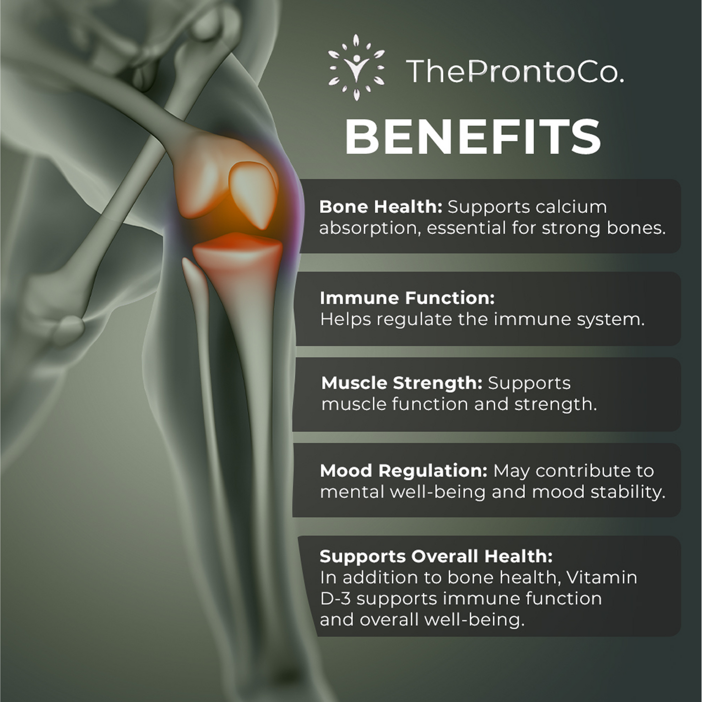 Better Bones Pronto - Vitamin D3 Supplement
